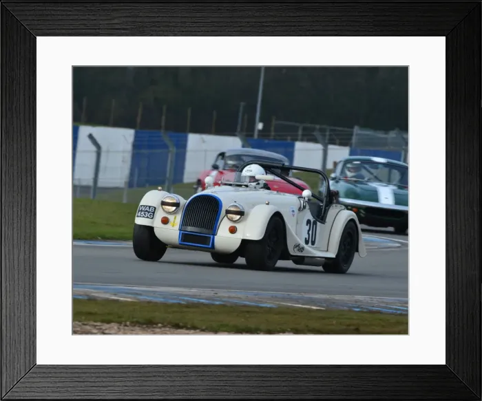 Framed Print : CJ3 1362 Tim Pearce, Morgan Plus Eight, WAB 453 G Framed Print : CJ3 1362 Tim Pearce, Morgan Plus Eight, WAB 453 G