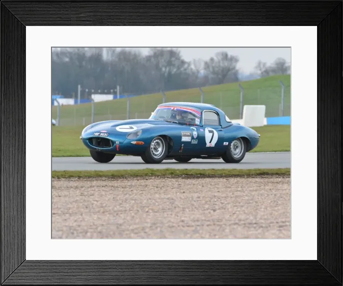 Framed Print : CJ3 1671 Robert Gate, Jaguar E-type Framed Print : CJ3 1671 Robert Gate, Jaguar E-type