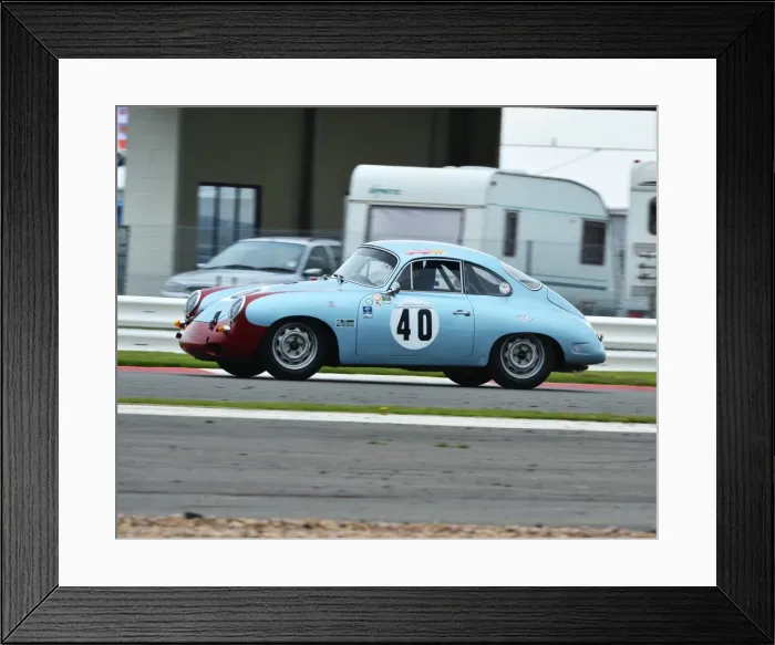Framed Print : CJ3 6381 Bill Stephens, Will Stephens, Porsche 356 Framed Print : CJ3 6381 Bill Stephens, Will Stephens, Porsche 356