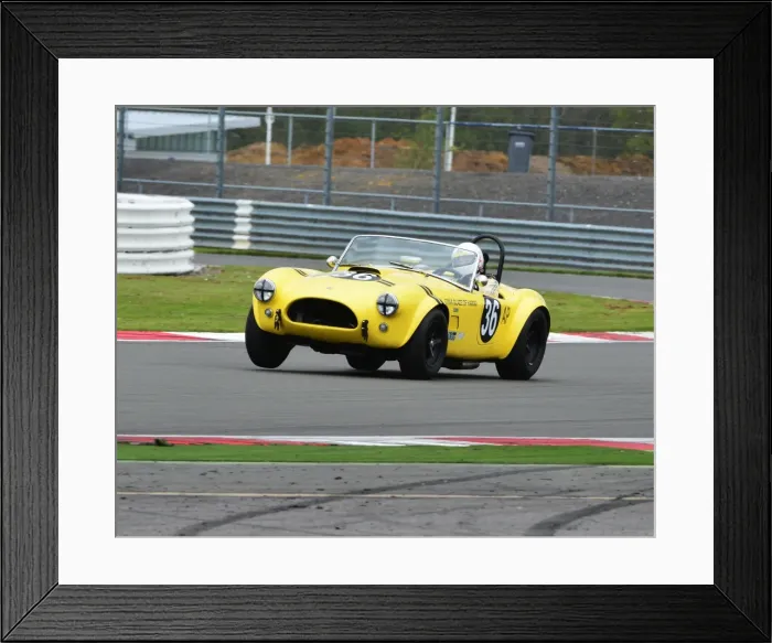 Framed Print : CJ3 6459 Bill Bridges, Roddie Feilden, AC Cobra Framed Print : CJ3 6459 Bill Bridges, Roddie Feilden, AC Cobra