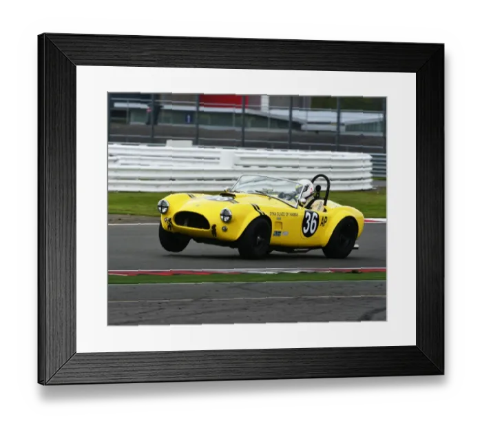 Framed Print : CJ3 6475 Bill Bridges, Roddie Feilden, AC Cobra Framed Print : CJ3 6475 Bill Bridges, Roddie Feilden, AC Cobra