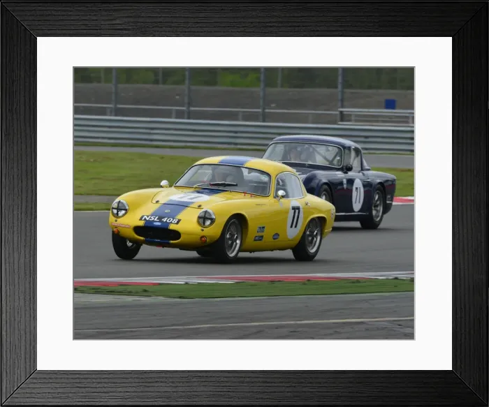 Framed Print : CJ3 6487 Barry Davison, Lotus Elite, NSL 408 Framed Print : CJ3 6487 Barry Davison, Lotus Elite, NSL 408