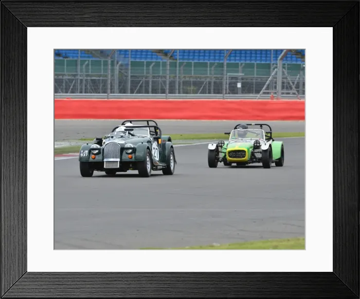 Framed Print : CJ3 6544 Clive Fidgeon, Morgan Plus 8, Jonathan Stringer, Lotus Seven S2 Framed Print : CJ3 6544 Clive Fidgeon, Morgan Plus 8, Jonathan Stringer, Lotus Seven S2