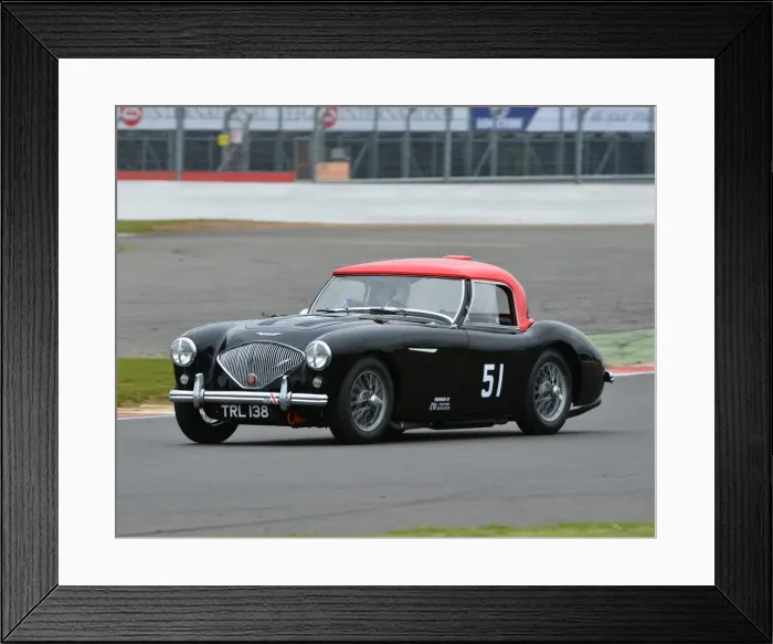 Framed Print : CJ3 6548 Emma Sevier, Austin Healey 100M, TRL 138 Framed Print : CJ3 6548 Emma Sevier, Austin Healey 100M, TRL 138