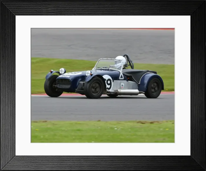 Framed Print : CJ3 6622 Andrew Shepherd, Lotus Seven S2, KGJ 255 A Framed Print : CJ3 6622 Andrew Shepherd, Lotus Seven S2, KGJ 255 A