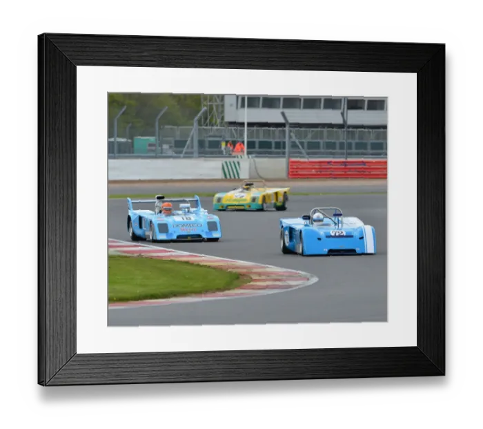 Framed Print : CJ3 6646Jonathan Loader, Chevron B19, Robert Shaw, Chevron B26