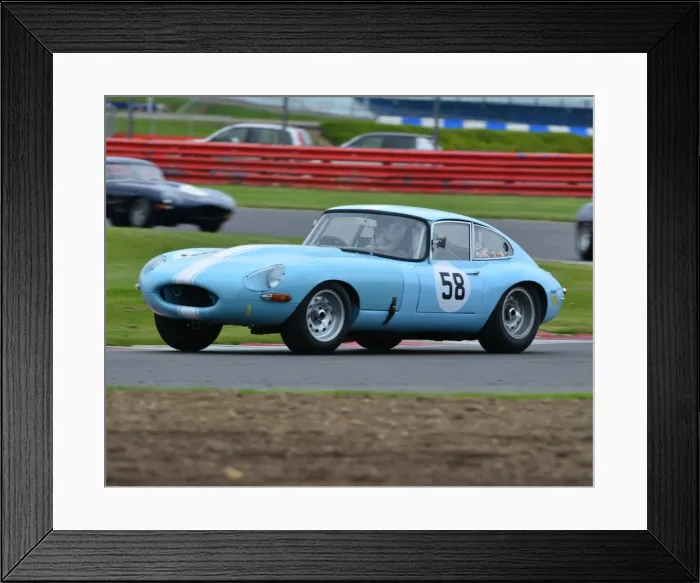 Framed Print : CJ3 6739 Harry Wyndham, Jaguar E-Type Framed Print : CJ3 6739 Harry Wyndham, Jaguar E-Type