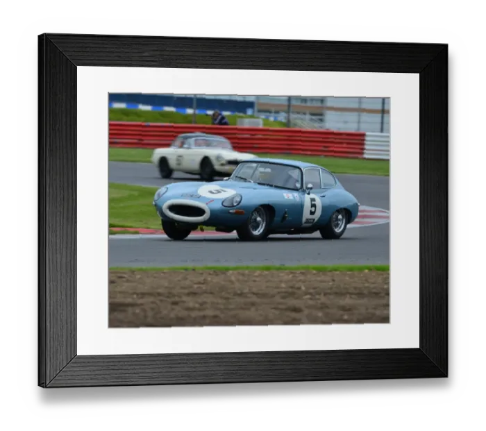 Framed Print : CJ3 6744 John Truslove, Jaguar E-Type, BGC 6 B Framed Print : CJ3 6744 John Truslove, Jaguar E-Type, BGC 6 B