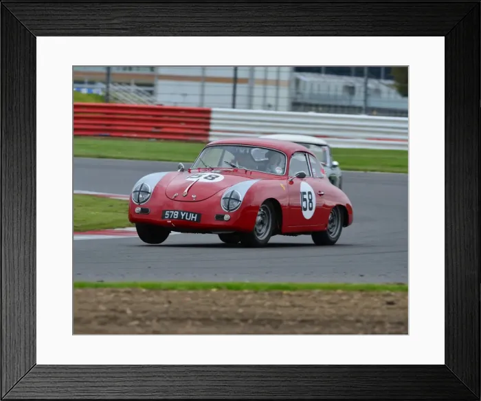 Framed Print : CJ3 6758 Steve Wright, Ian Clark, Porsche 356 Framed Print : CJ3 6758 Steve Wright, Ian Clark, Porsche 356