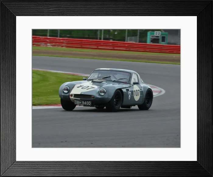 Framed Print : CJ3 6813 Bob Brooks, TVR Griffith, OBH 940 D Framed Print : CJ3 6813 Bob Brooks, TVR Griffith, OBH 940 D