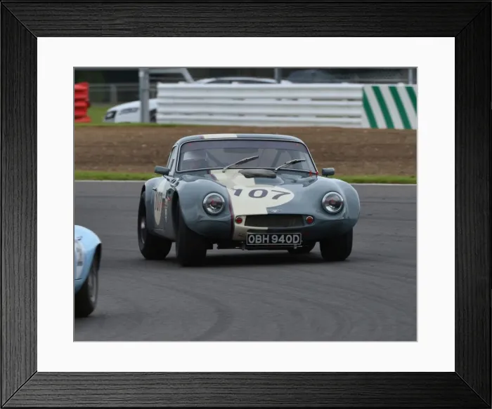 Framed Print : CJ3 6867 Bob Brooks, TVR Griffith