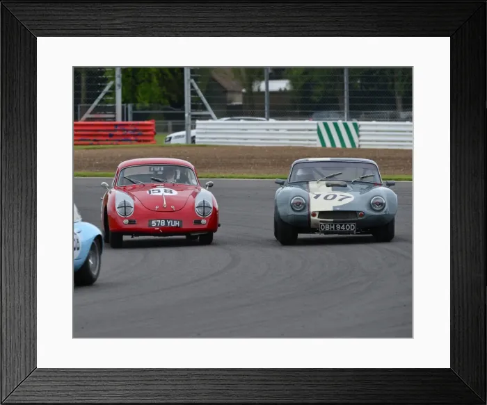 Framed Print : CJ3 6868 Bob Brooks, TVR Griffith, Steve Wright, Ian Clark, Porsche 356 Framed Print : CJ3 6868 Bob Brooks, TVR Griffith, Steve Wright, Ian Clark, Porsche 356