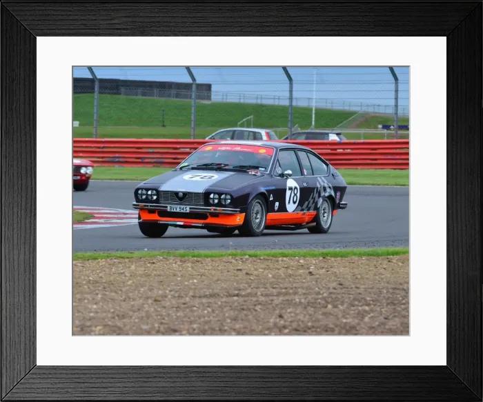 Framed Print : CJ3 6937 Mark Dudley, Alfa Romeo 2000 GTV Framed Print : CJ3 6937 Mark Dudley, Alfa Romeo 2000 GTV
