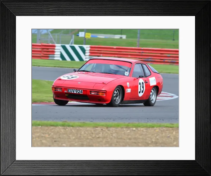 Framed Print : CJ3 6958 Ken Davies, Porsche 924 Framed Print : CJ3 6958 Ken Davies, Porsche 924