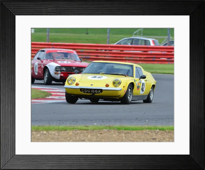 Framed Print : CJ3 6959 Ross Braithwaite, Lotus Europa Framed Print : CJ3 6959 Ross Braithwaite, Lotus Europa