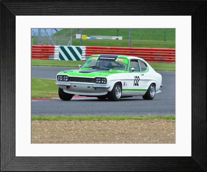 Framed Print : CJ3 6973b Nic Strong, Ford Capri Framed Print : CJ3 6973b Nic Strong, Ford Capri