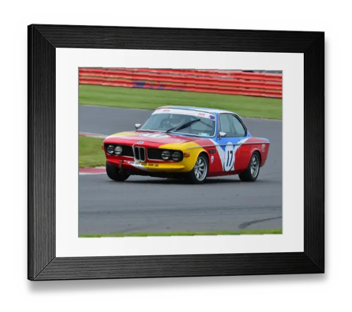 Framed Print : CJ3 7025 William Jenkins, BMW 3-0 CSL Framed Print : CJ3 7025 William Jenkins, BMW 3-0 CSL