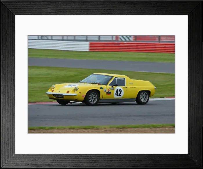 Framed Print : CJ3 7026 Ross Braithwaite, Lotus Europa Framed Print : CJ3 7026 Ross Braithwaite, Lotus Europa