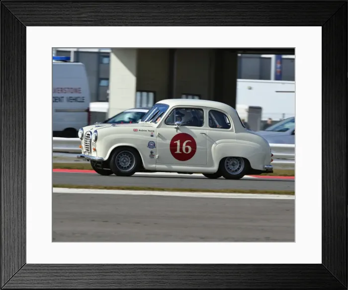 Framed Print : CJ3 2055 Andrew Young, Austin A35, FAS 329 Framed Print : CJ3 2055 Andrew Young, Austin A35, FAS 329
