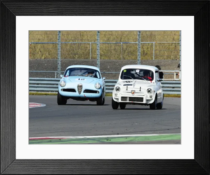 Framed Print : CJ3 2091 John Barber, FIAT Abarth 850TC, Richard Frankel, Alfa Romeo Giulietta Sprint Framed Print : CJ3 2091 John Barber, FIAT Abarth 850TC, Richard Frankel, Alfa Romeo Giulietta Sprint