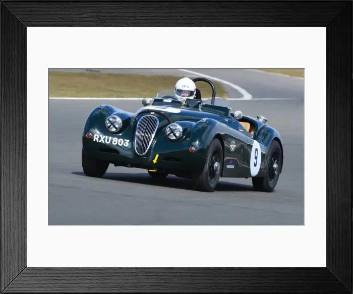 Framed Print : CJ3 2202 Robert Francis, Jaguar XK 120 Framed Print : CJ3 2202 Robert Francis, Jaguar XK 120