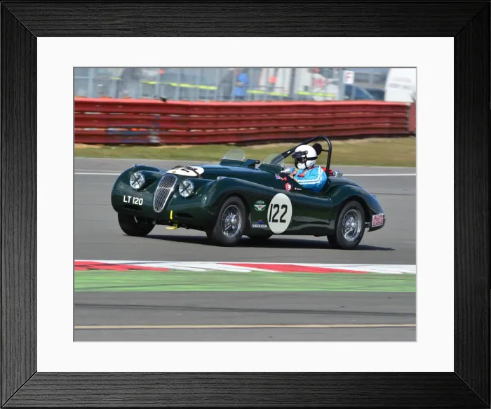 Framed Print : CJ3 2241 Siamak Siassi, Jaguar XK 120 Framed Print : CJ3 2241 Siamak Siassi, Jaguar XK 120