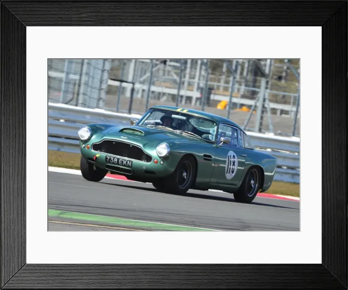Framed Print : CJ3 2287 Robert Rawe, Aston Martin DB4 Zagato