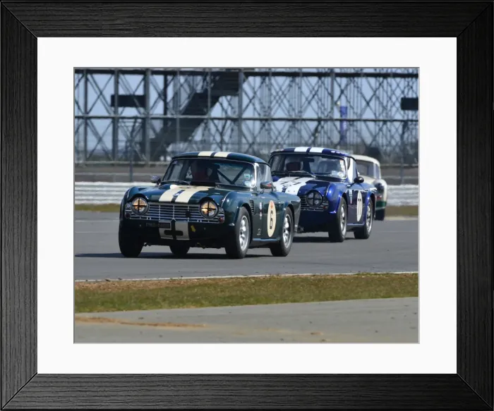 Framed Print : CJ3 2551 John Andon, Triumph TR4 Framed Print : CJ3 2551 John Andon, Triumph TR4