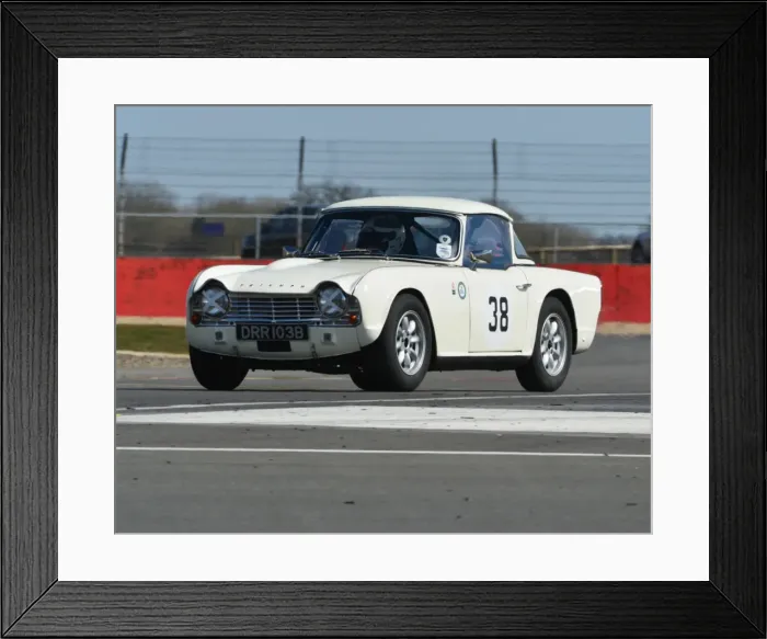 Framed Print : CJ3 2592 David Allen, Triumph TR4, DRR 103 B Framed Print : CJ3 2592 David Allen, Triumph TR4, DRR 103 B