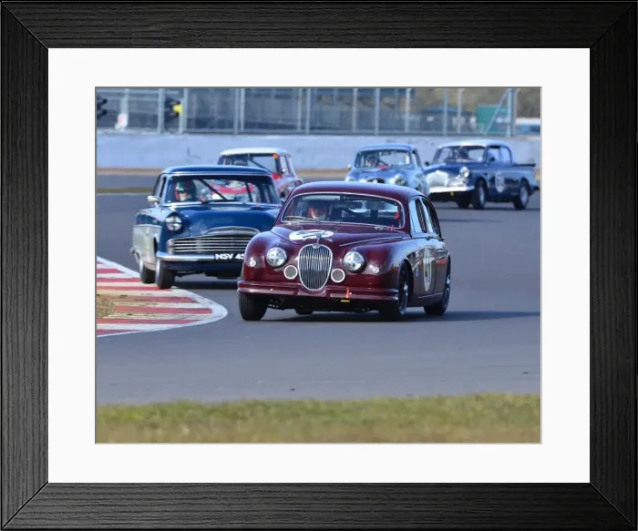 Framed Print : CJ3 2778 Les Ely, Jaguar Mk 1 Framed Print : CJ3 2778 Les Ely, Jaguar Mk 1