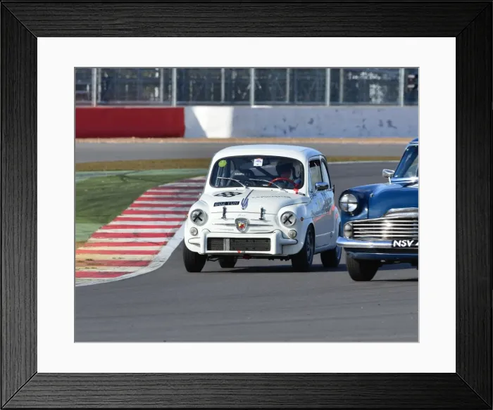 Framed Print : CJ3 2844 John Barber, FIAT Abarth 850TC Framed Print : CJ3 2844 John Barber, FIAT Abarth 850TC