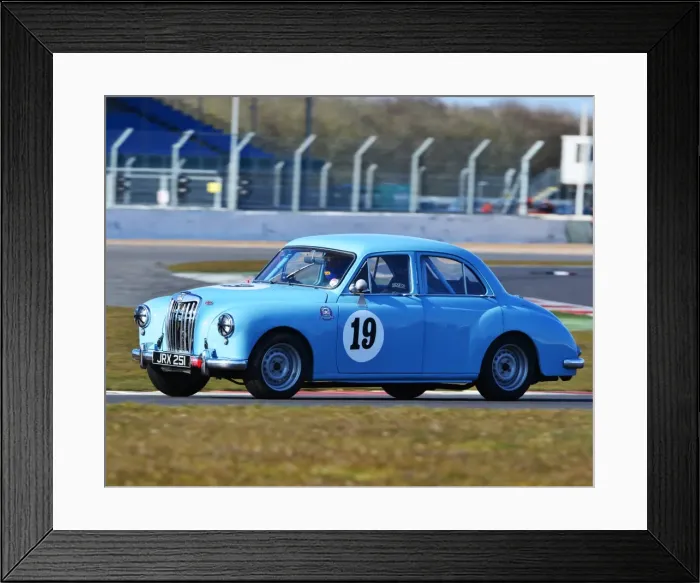 Framed Print : CJ3 2883 Bruce Chapman, MG Magnette ZA Framed Print : CJ3 2883 Bruce Chapman, MG Magnette ZA