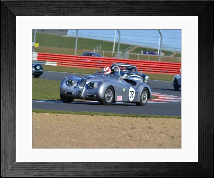 Framed Print : CJ3 2923 Stephen Skipworth, Jaguar XK 120 Framed Print : CJ3 2923 Stephen Skipworth, Jaguar XK 120