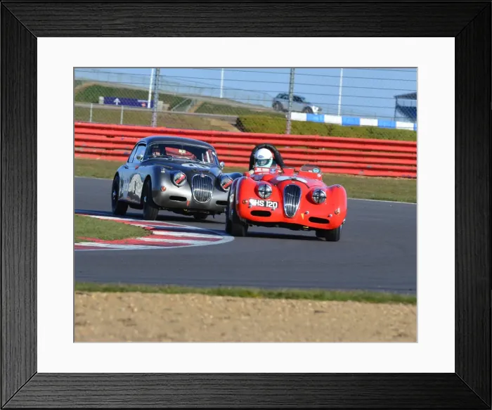 Framed Print : CJ3 2942 Chris Keith-Lucas, Jaguar XK 120 Framed Print : CJ3 2942 Chris Keith-Lucas, Jaguar XK 120