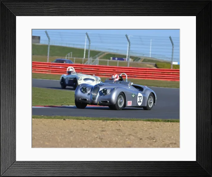 Framed Print : CJ3 2946 Stephen Skipworth, Jaguar XK 120 Framed Print : CJ3 2946 Stephen Skipworth, Jaguar XK 120