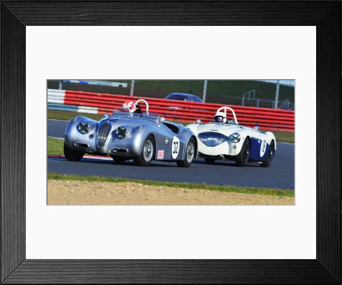 Framed Print : CJ3 2969 Stephen Skipworth, Jaguar XK 120 Framed Print : CJ3 2969 Stephen Skipworth, Jaguar XK 120