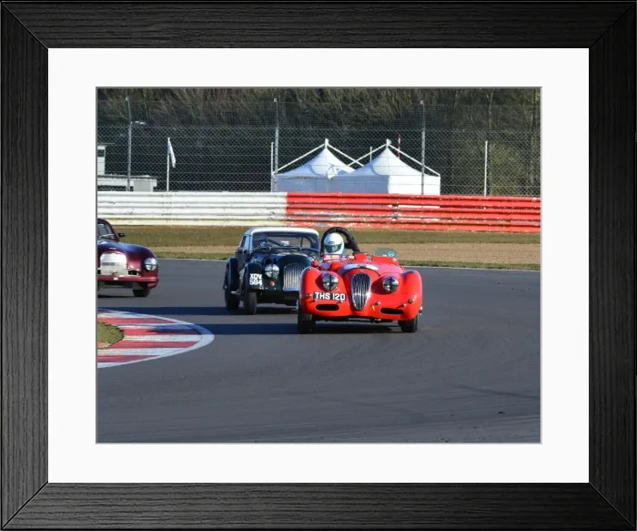 Framed Print : CJ3 3022 Chris Keith-Lucas, Jaguar XK 120