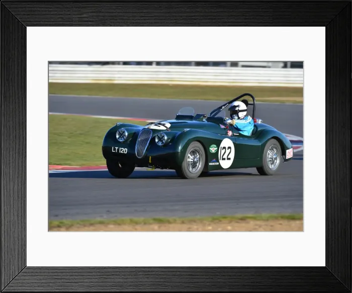 Framed Print : CJ3 3047 Siamak Siassi, Jaguar XK 120, LT 120 Framed Print : CJ3 3047 Siamak Siassi, Jaguar XK 120, LT 120