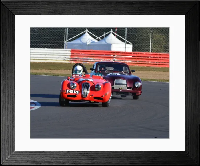 Framed Print : CJ3 3061 Chris Keith-Lucas, Jaguar XK 120, THS 120 Framed Print : CJ3 3061 Chris Keith-Lucas, Jaguar XK 120, THS 120