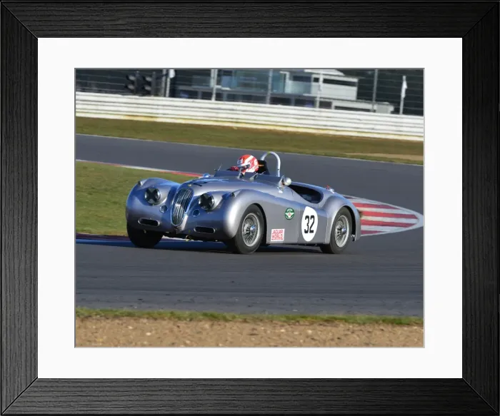 Framed Print : CJ3 3064 Stephen Skipworth, Jaguar XK 120 Framed Print : CJ3 3064 Stephen Skipworth, Jaguar XK 120