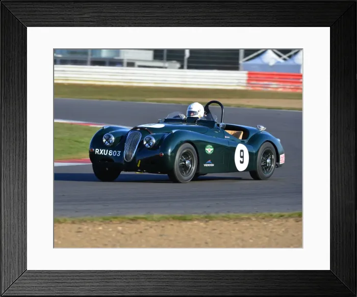 Framed Print : CJ3 3080 Robert Francis, Jaguar XK 120 Framed Print : CJ3 3080 Robert Francis, Jaguar XK 120