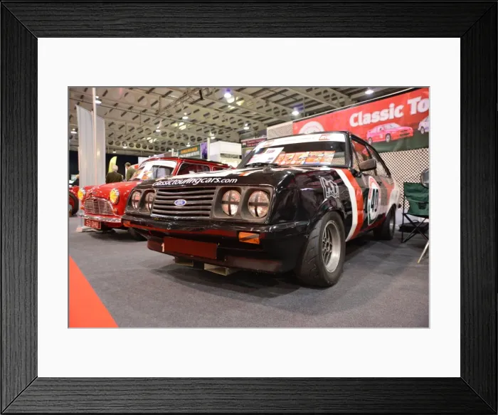 Framed Print : CJ3 0573 classic touring cars, Ford Escort, RS 2000 Framed Print : CJ3 0573 classic touring cars, Ford Escort, RS 2000