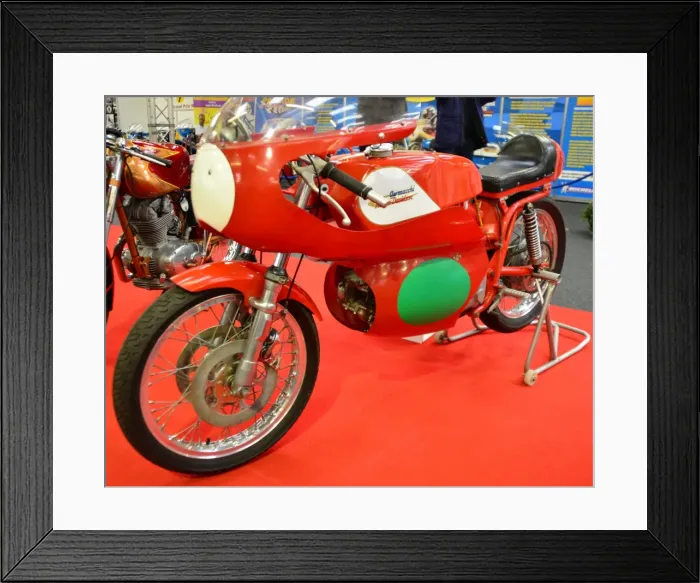 Framed Print : CJ3 0597 Aermacchi Harley Davidson