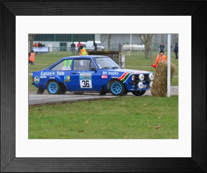 Framed Print : CJ3 0611 Darrell Taylor, Ford escort Mk2 Framed Print : CJ3 0611 Darrell Taylor, Ford escort Mk2