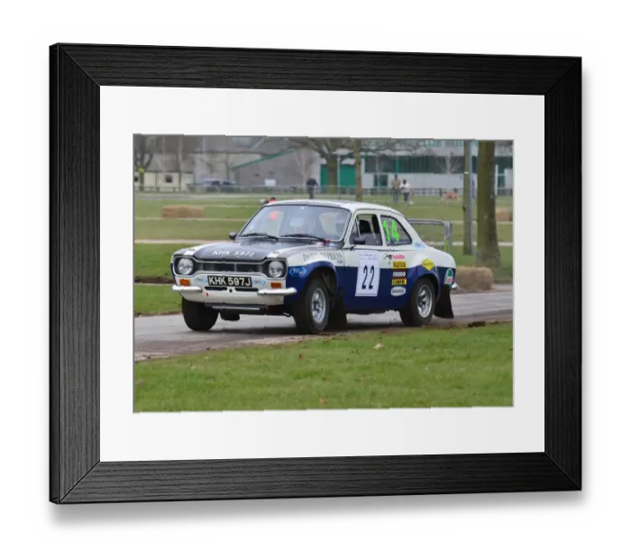 Framed Print : CJ3 0619 Ian Gwynne, Ford Escort MK1 RS1600