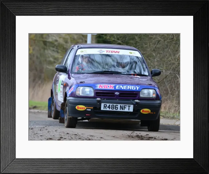 Framed Print : CJ3 0708 Jack Foster, Nissan Micra Framed Print : CJ3 0708 Jack Foster, Nissan Micra