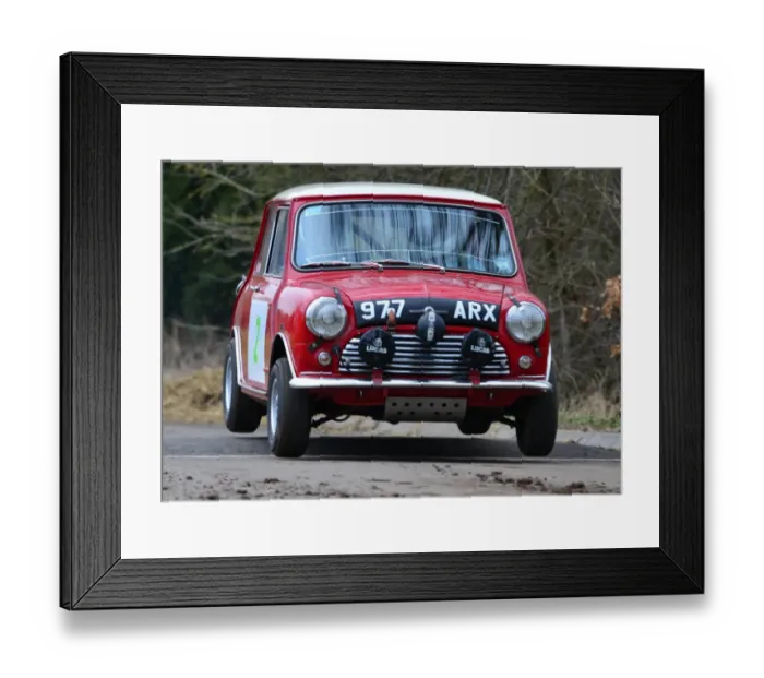 Framed Print : CJ3 0712 Patrick Walker, Mini Cooper, 977 ARX Framed Print : CJ3 0712 Patrick Walker, Mini Cooper, 977 ARX