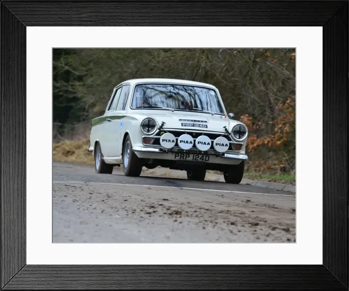 Framed Print : CJ3 0717 Ian Gwynne, Ford Lotus Cortina Mki Framed Print : CJ3 0717 Ian Gwynne, Ford Lotus Cortina Mki