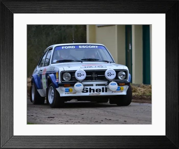 Framed Print : CJ3 0727 Tim Bloxham, Ford Escort RS 1800 Framed Print : CJ3 0727 Tim Bloxham, Ford Escort RS 1800
