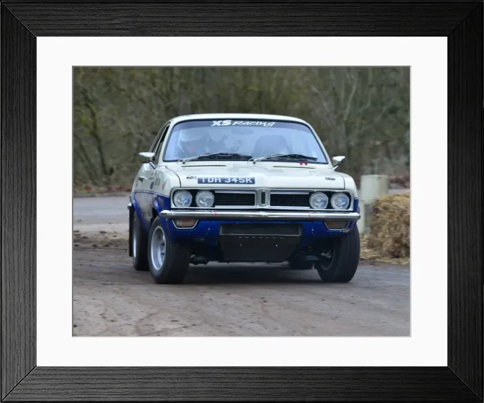 Framed Print : CJ3 0742 Mick Strafford, Vauxhall Firenza, Can-AM 302